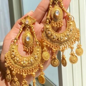 CZ Chandbali Earrings