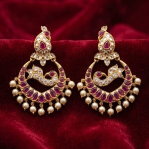 Kundan Chandbali Earrings