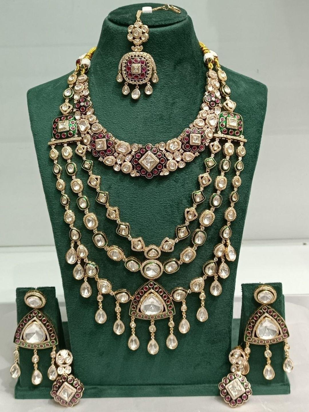 American Diamond Necklace Set